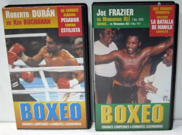 VHS BOXEO GRANDES CAMPEONES COMBATES LEGENDARIOS (2)